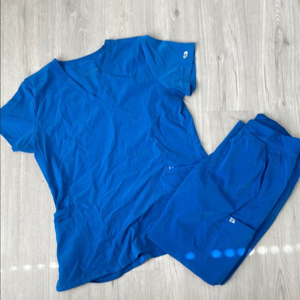 royal blue scrubs
